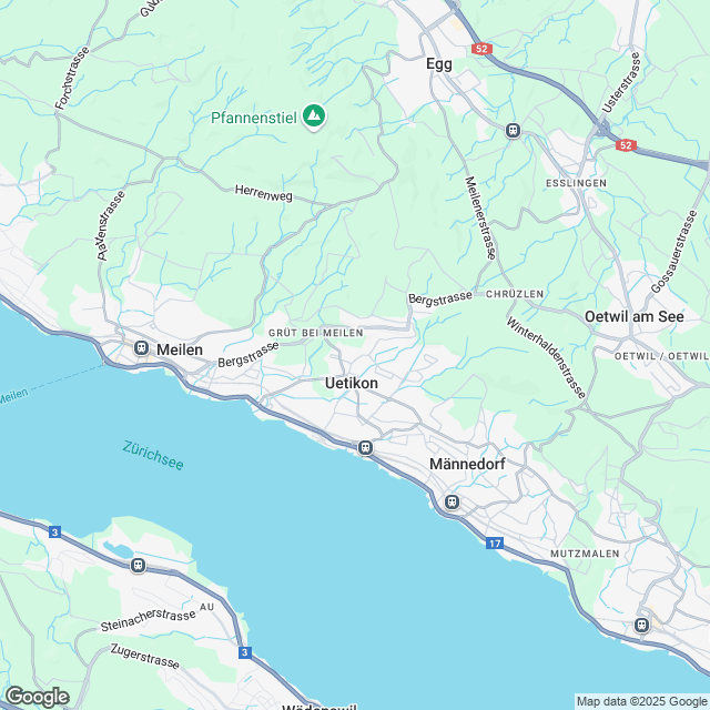 12 Eigentumswohnungen & 8 REFH in Uetikon am See - Karte