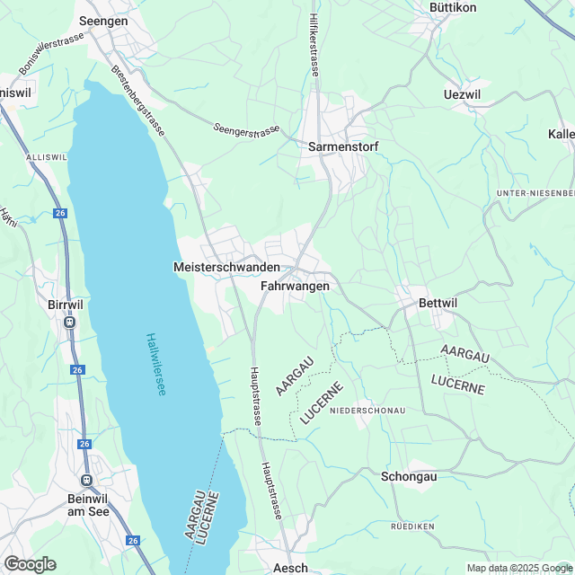 Fahrwangen: Attraktive Mietwohnungen - Karte