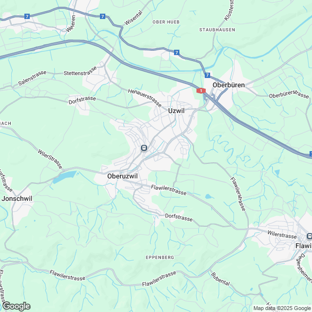 Ankündigung 2.5-Zimmer-Eigentumswohnung in Uzwil - Karte