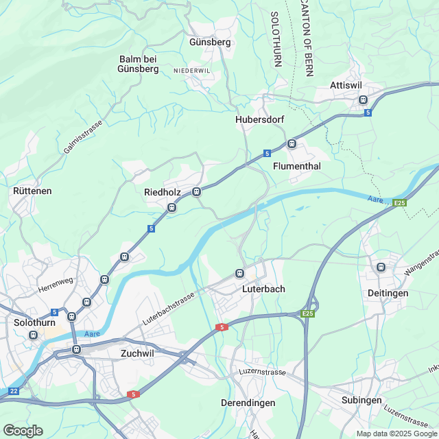 Vorankündigung: Eigentumswohnungen in Riedholz - Karte