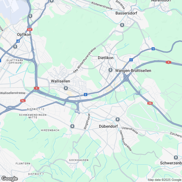 Ankündigung 3.5-Zimmer-Eigentumswohnung in Wallisellen - Karte
