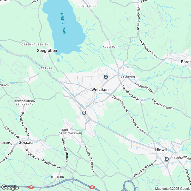 Eigentumswohnungen im Herzen von Wetzikon - Karte