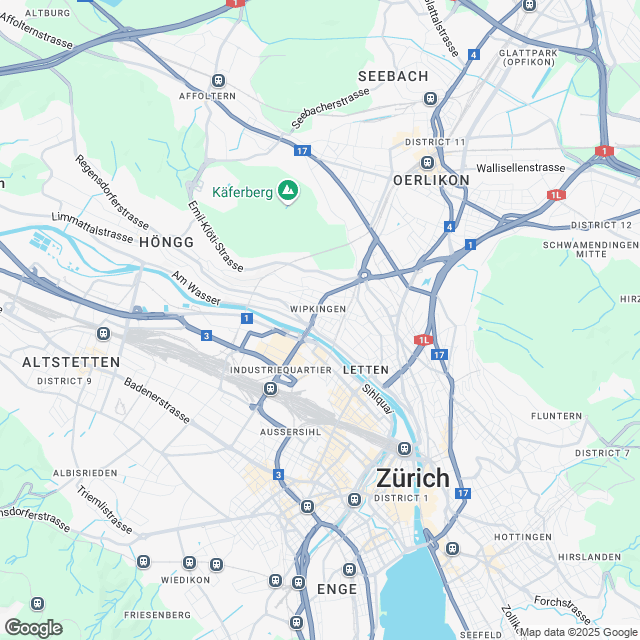 Projektankündigung in Zürich-Wipkingen - Karte