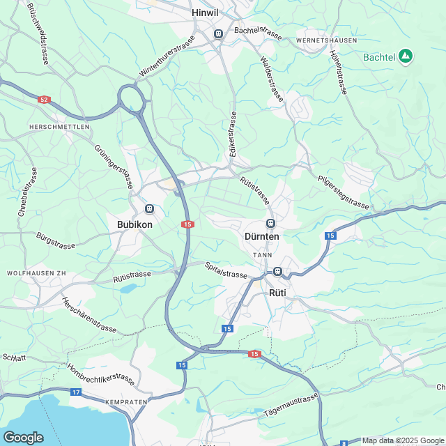 Attraktive 4.5-Zimmer Attikawohnung in Tann - Karte
