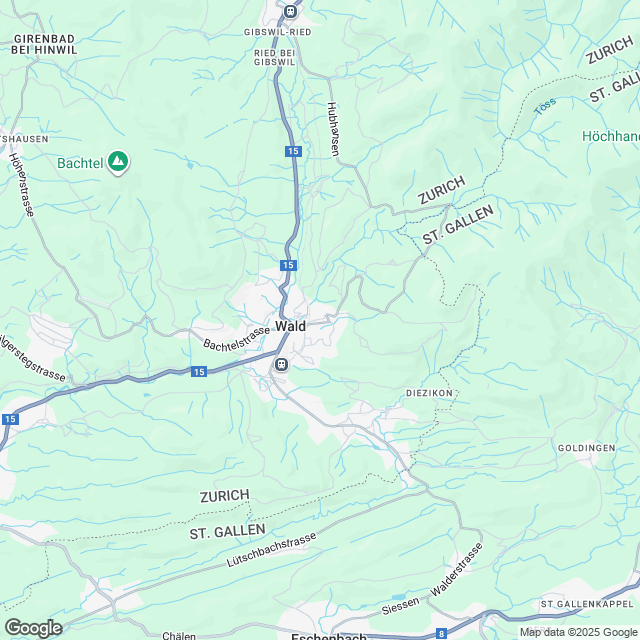 Exklusive 4.5-Zimmer Attikawohnung in Wald ZH - Karte