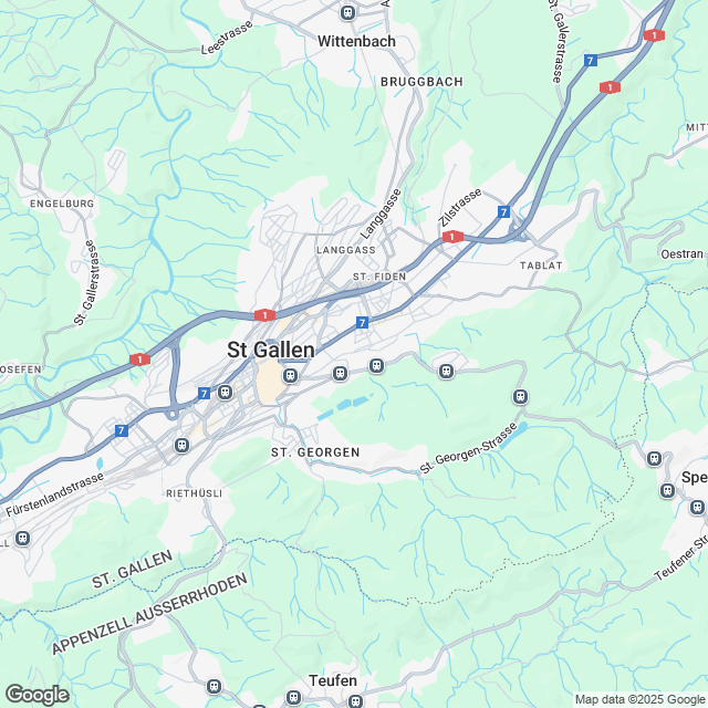 Mietwohnung in St. Gallen - Erstbezug ab ca. 2027/2028 - Karte
