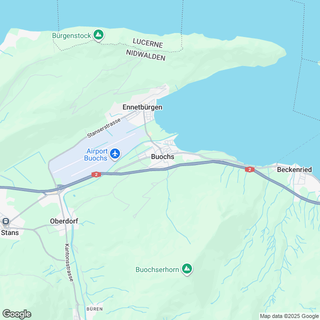 3 moderne Eigentumswohnungen in Buochs - Karte