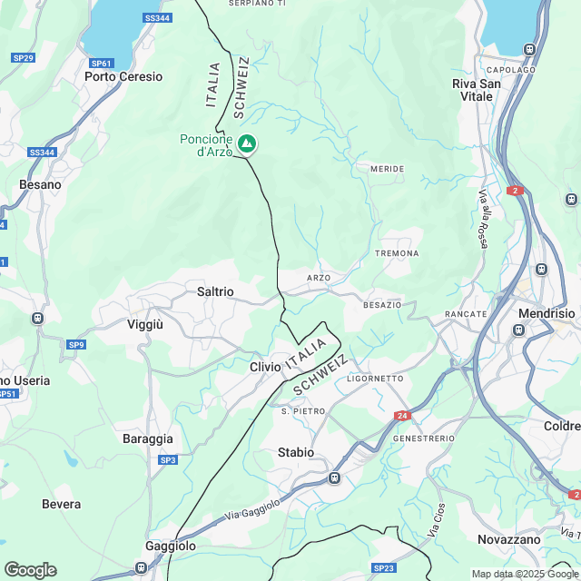 Costruzione cinque unifamiliari a schiera - Karte