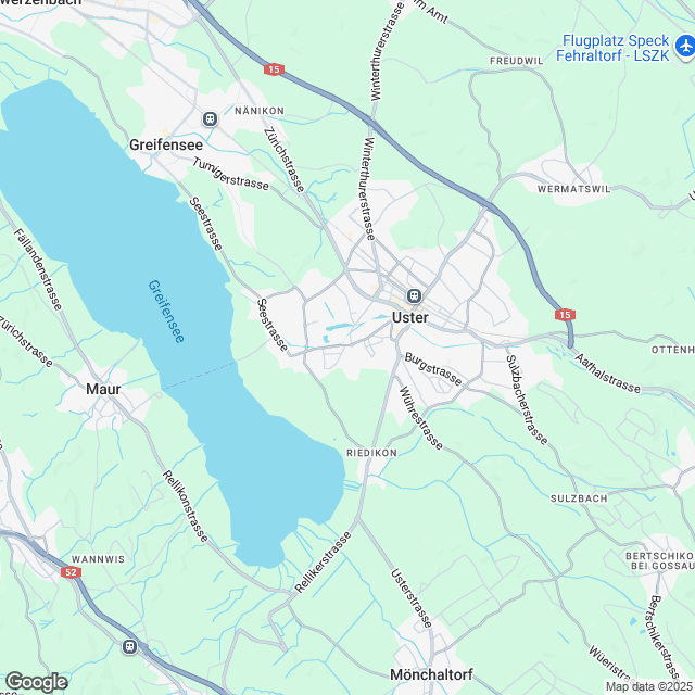 Moderne 3.5-Zimmer Gartenwohnung in Uster - Karte