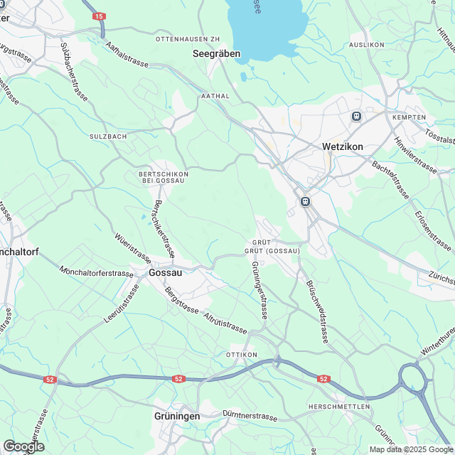 12 exklusive Eigentumswohnungen in Grüt - Karte