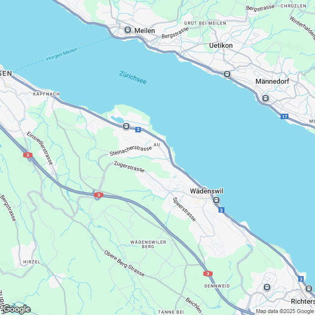 Ankündigung Eigentumswohnungen in Au-Wädenswil - Karte