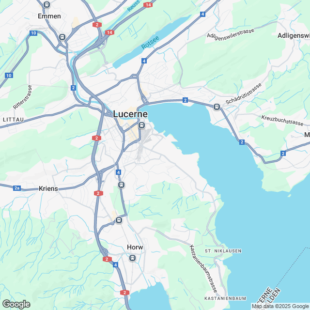 Ankündigung Erstvermietung in Luzern - Karte