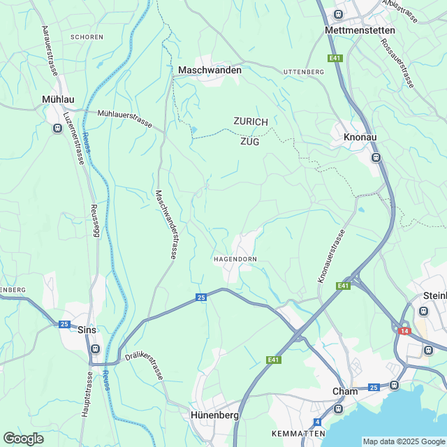 Stilvolle 4.5-Zimmer Attikawohnung in Hagendorn - Karte