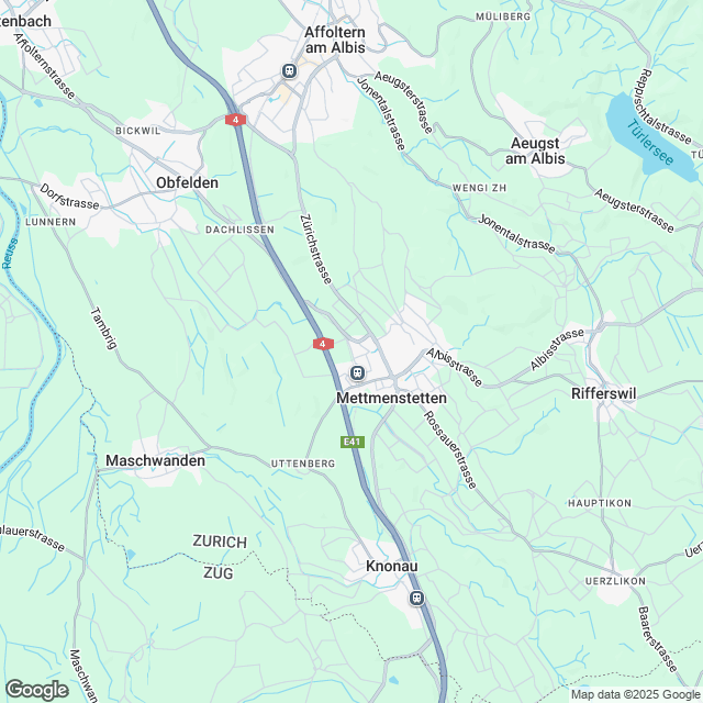 Moderne Mietwohnung ab 2027 in Mettmenstetten - Karte