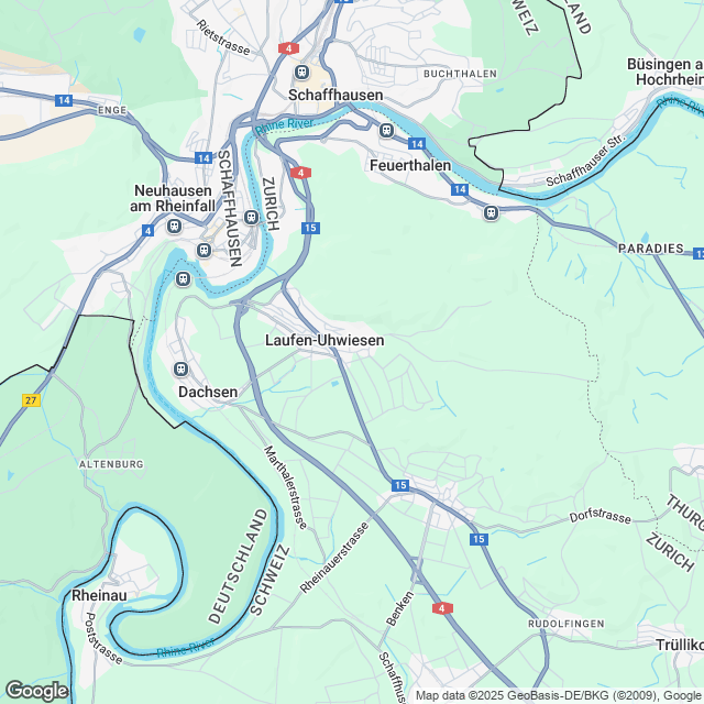 8 moderne Eigentumswohnungen in Uhwiesen - Karte