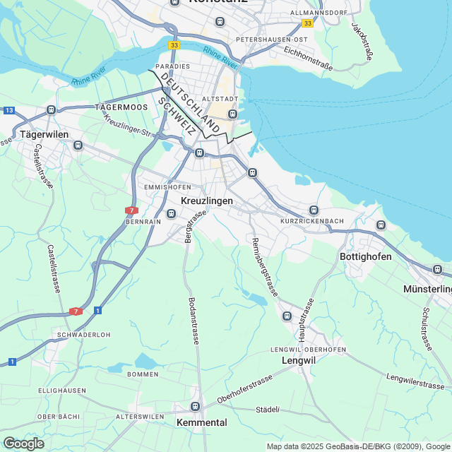 Attraktive 2.5-Zimmer Wohnung in Kreuzlingen - Karte