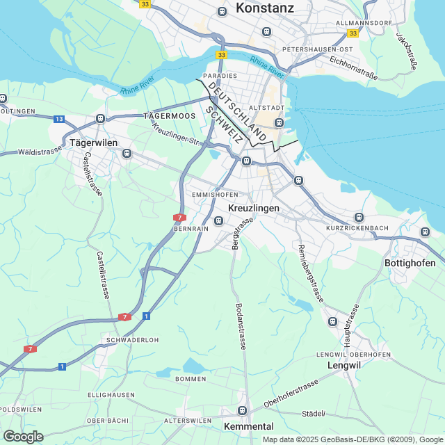 Neubauprojekt in Kreuzlingen - Karte