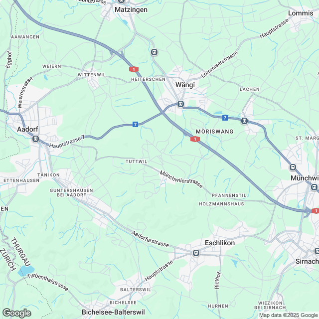 Zu verkaufen in 9546 Tuttwil bei Wängi, neues freistehendes 6½ Zi.-EFH an ruhiger, sonniger Lage / Massivbau ! - Karte