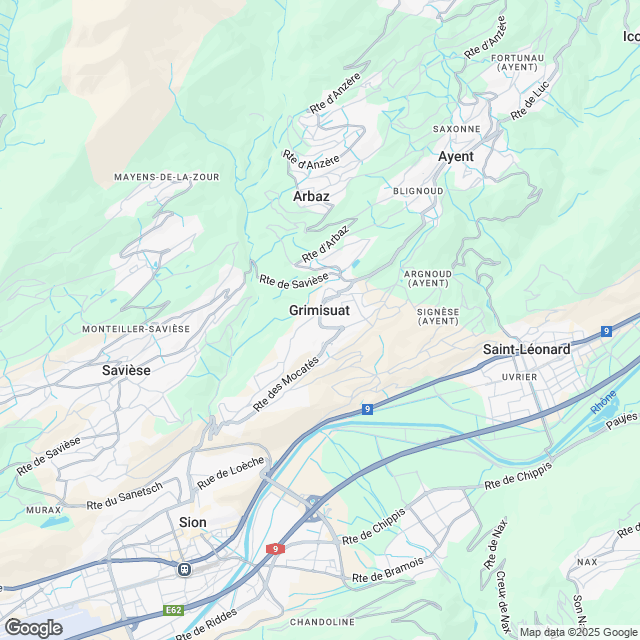 Construction de 7 villas et d'une route d'accès - Karte