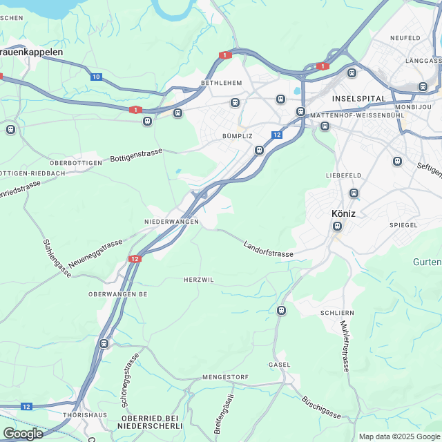 Erstvermietung 5.5-Zimmer-Wohnung in Niederwangen - Karte