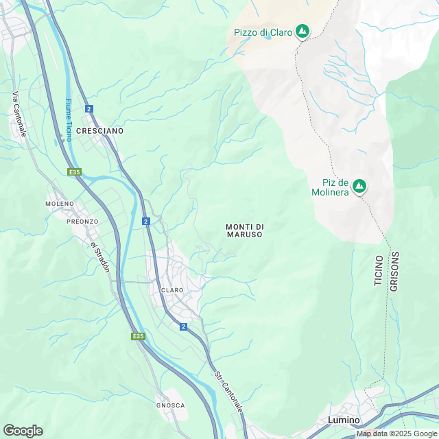 Costruzione sei case d'abitazione unifamiliari - Karte
