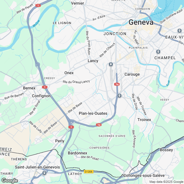 Création de 4 villas avec sous-sol commun - Karte