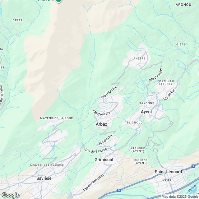 Construction de 4 chalets d'habitation - Karte