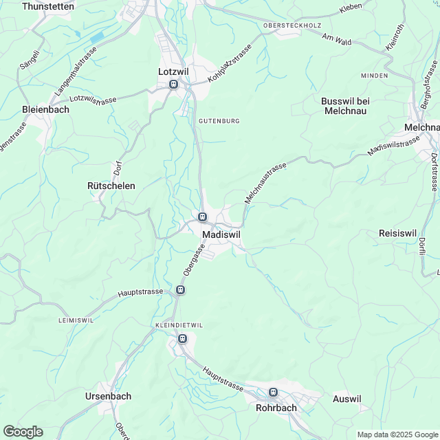 Neubau von fünf Einfamilienhäuser mit Unterstand - Karte