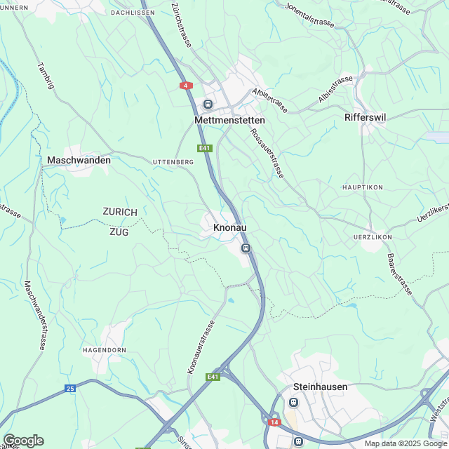 Moderne 3.5-Zimmer Wohnung in Knonau - Karte