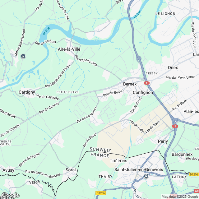 Construction de cinq villas contiguës - Karte