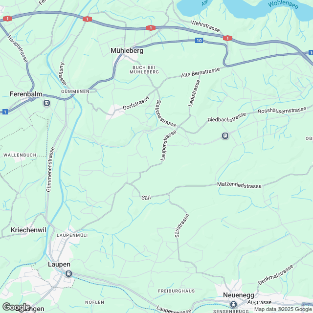 Neubau Reiheneinfamilienhäuser - Karte