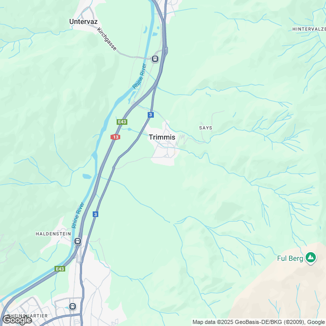 Hochwertige Eigentumswohnungen in Trimmis - Karte