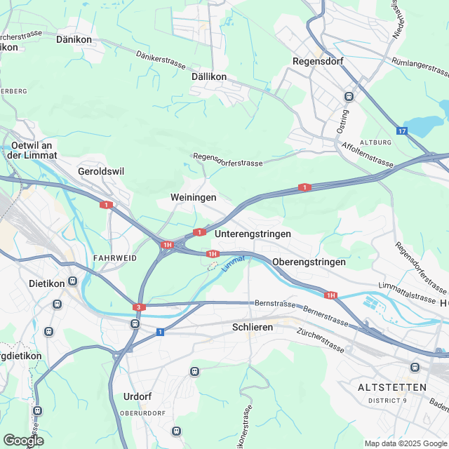 Wohnüberbauung - Karte