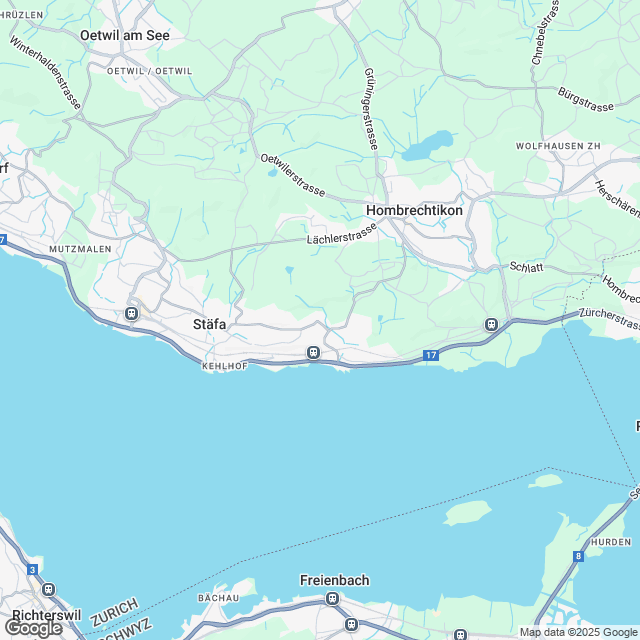 4 stilvolle Eigentumswohnungen in Uerikon - Karte