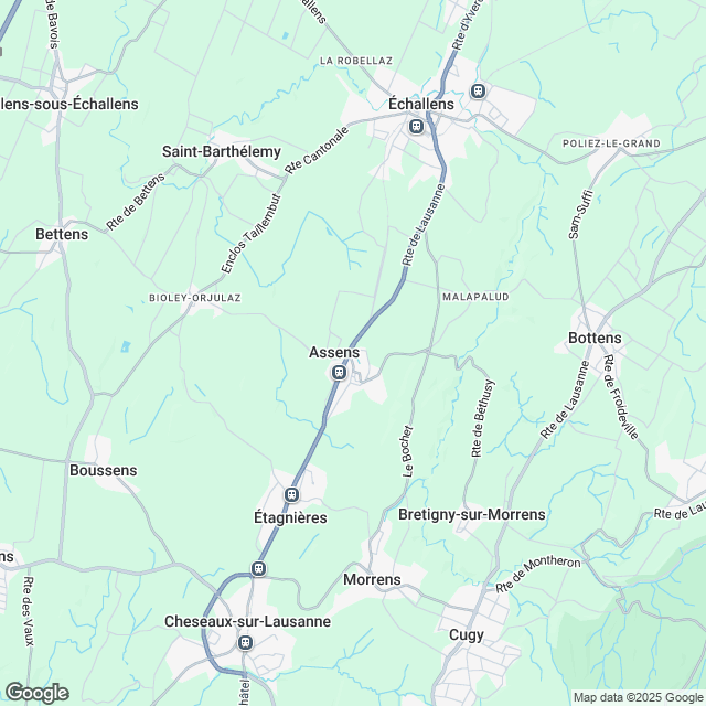 Construction d'un immeuble de 4 appartements - Karte