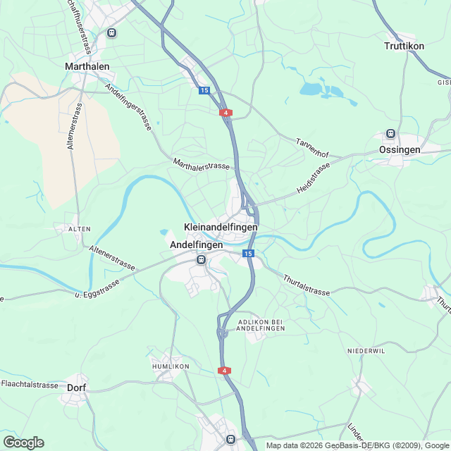 EFH und Eigentumswohnungen in Kleinadelfingen - Karte