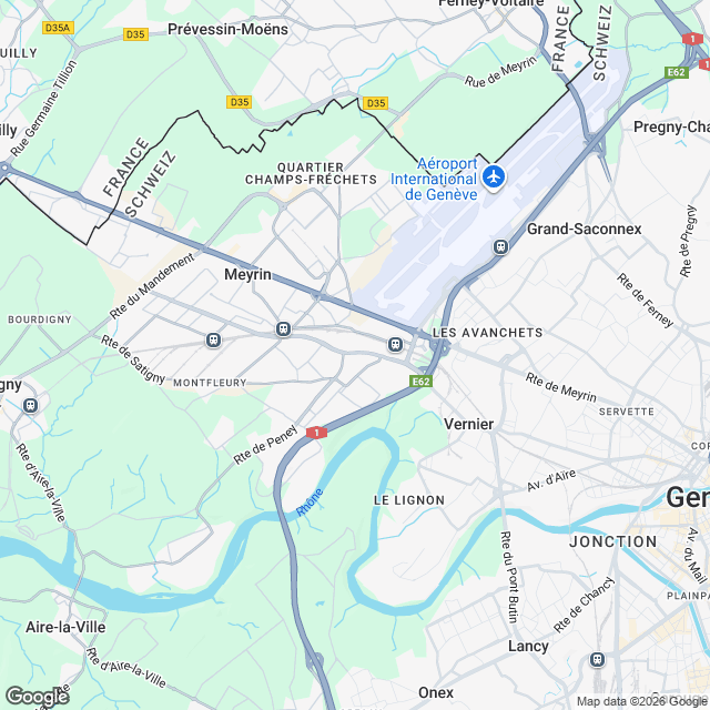 Construction de 3 villas contiguës - Karte