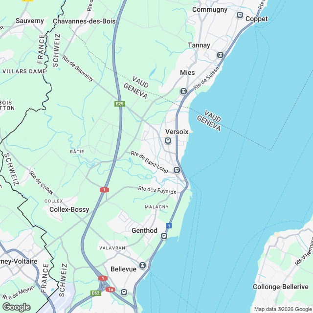 Construction de six villas contiguës - Karte