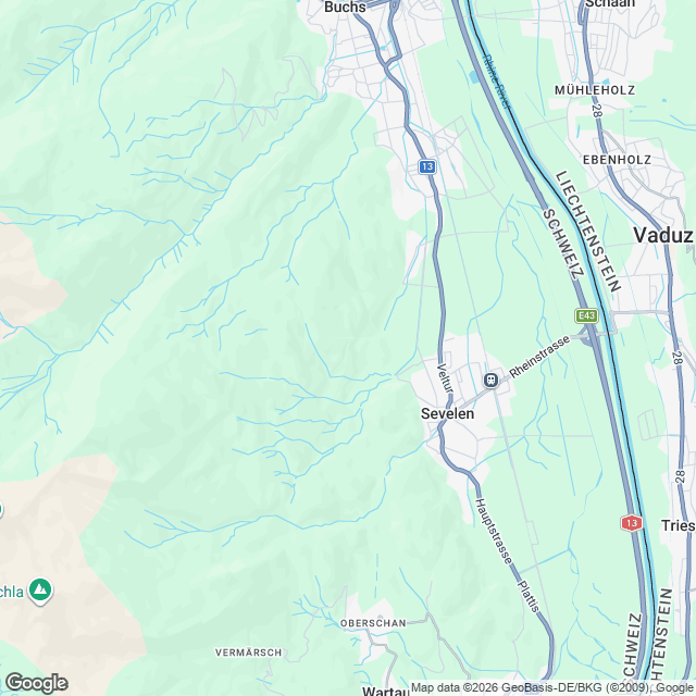 Neubau Mehrfamilienhaus mit Einstellhalle - Karte