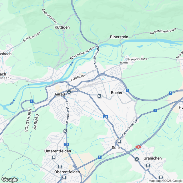 Buchs AG: Attraktive 3.5-Zimmer-Eigentumswohnung - Karte