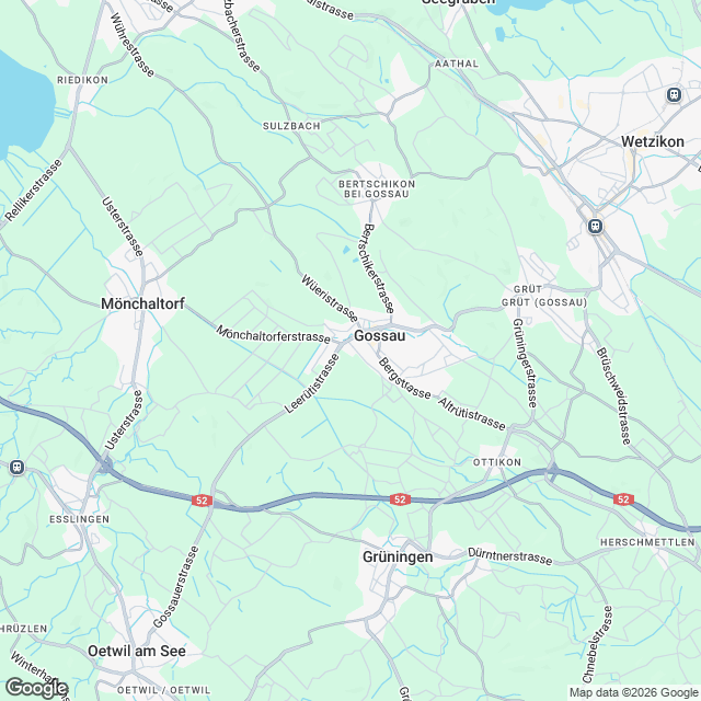 Stilvolle 4.5-Zimmer Attikawohnung in Gossau ZH - Karte