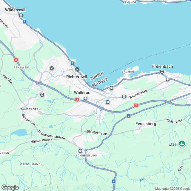 Neubau Terrassenhaus mit Einstellhalle - Karte
