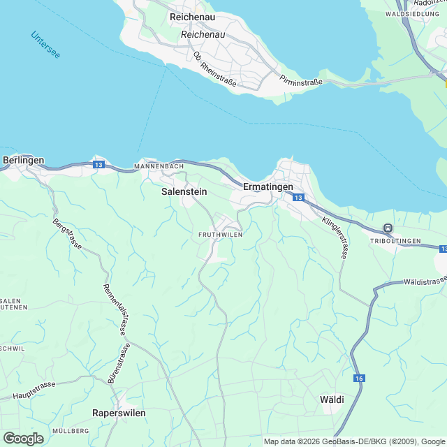 3 moderne Eigentumswohnungen in Fruthwilen - Karte