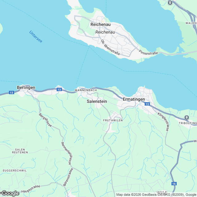 3 exklusive Eigentumswohnungen in Salenstein - Karte