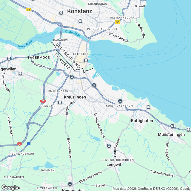 Exklusive 3.5-Zimmer Wohnung in Kreuzlingen - Karte