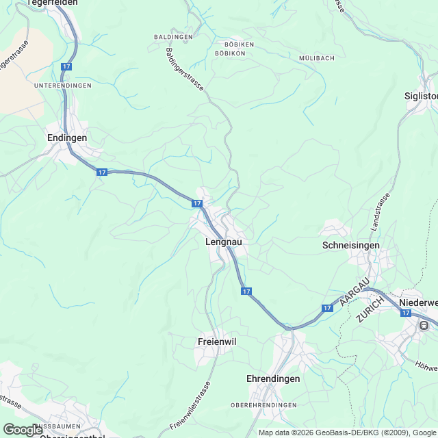 Stilvolle 4.5-Zimmer Gartenwohnung in Lengnau AG - Karte