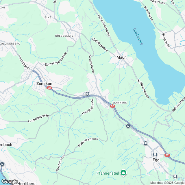 Ankündigung hochwertige 4.5-Zimmer-Eigentumswohnung in Forch - Karte