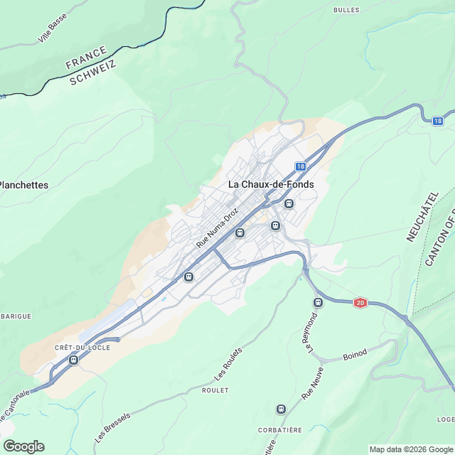 Construction d'un immeuble d'habitation - Karte