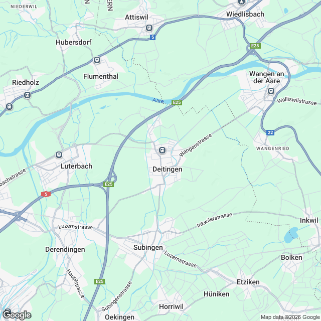 Neubau Bauernhaus, Mehrfamilienhaus und Einfamilienhaus sowie Einstellhalle - Karte