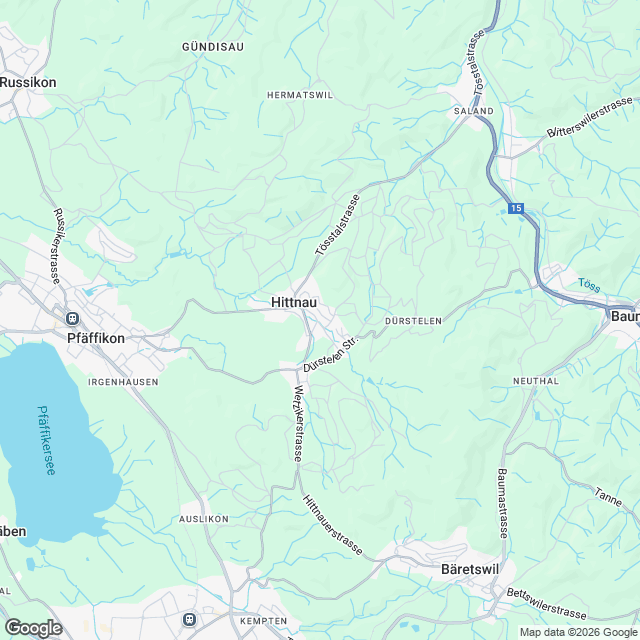 Reiheneinfamilienhaus in Hittnau - Karte
